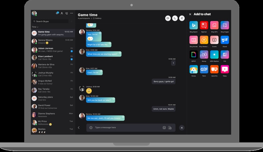 take screenshot on skype for mac